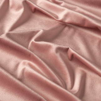 Velvi tkanina dekoracyjna, wysokość 300cm, kolor 013 ciemny pudrowy różowy