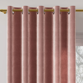 Velvi tkanina dekoracyjna, wysokość 300cm, kolor 013 ciemny pudrowy różowy