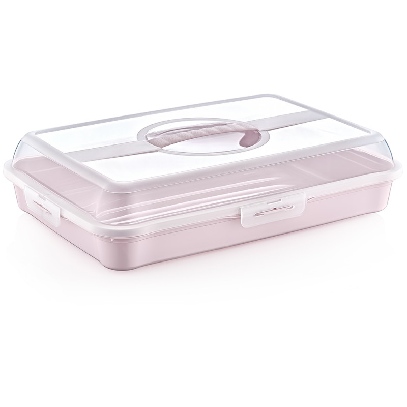 Pojemnik na ciasto Party-Butler Nordic Pink 43x29,5x10,5cm - EAN: 4052396088595