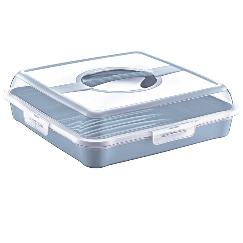 Pojemnik na ciasto Party-Butler Nordic Blue 34,5x34,5x10,5cm EAN: 4052396088588
