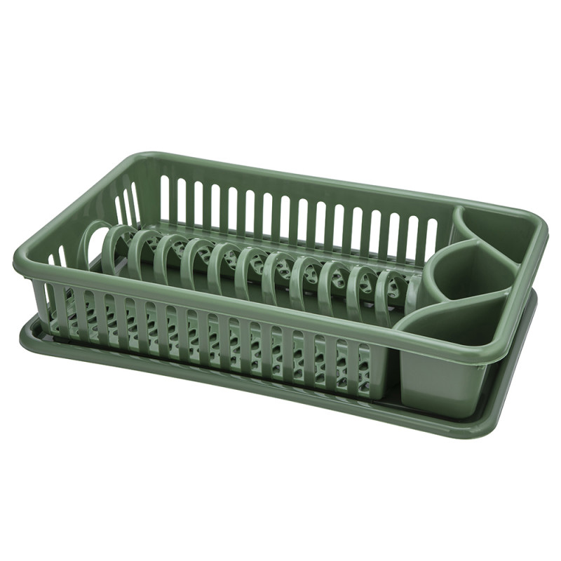 Suszarka do naczyń prostokątna 43x27x9,5cm szałwia zielona EAN: 5904252369784