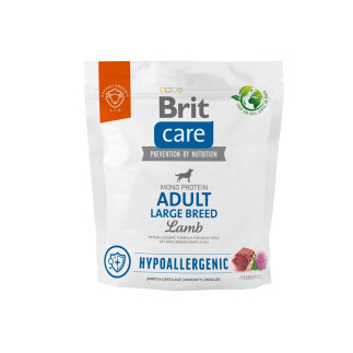 Brit care dog hypoallergenic adult large lamb 1kg