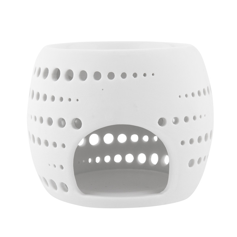 Kominek porcelanowy zapachowy kropki 10,5x10,5x8,5 cm n/n bz EAN: 5904252349243