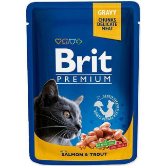 Brit cat pouches 1200g family plate (12x100g)