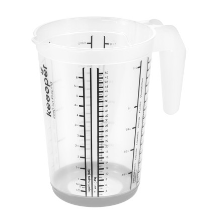 DZBANEK Z MIARKĄ I FUNKCJĄ ANTYPOŚLIZGOWĄ 1,5L NORDIC GREY (10492)