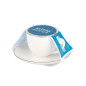 Bella Złota Linia Filiżanka 270 ml ze Spodkiem 15 cm Porcelana Kremowa Opaska New EAN: 5904252363621