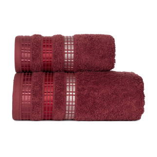 Luxury ręcznik, 50x90cm, kolor 107 bordowy