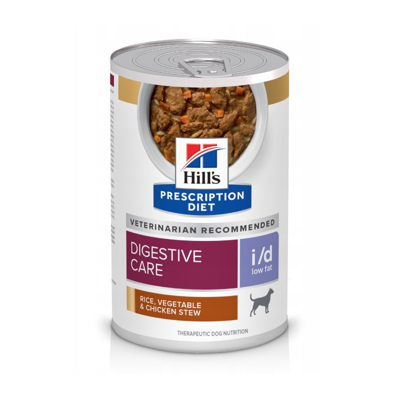 Hill"s pd canine i/d low fat stews 354g dla psa