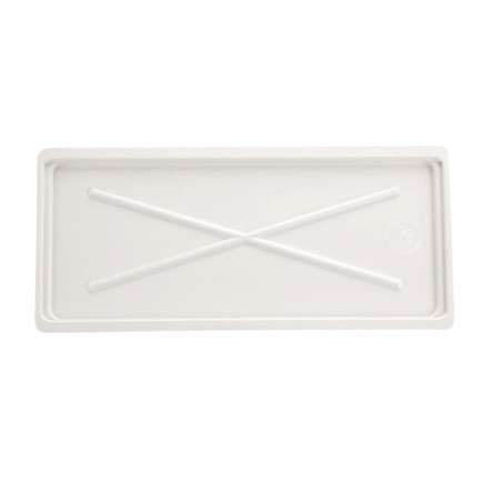 TACKA BIAŁA SZEROKA UTWARDZANA 50X22,5CM (DO SUSZAREK 50CM)