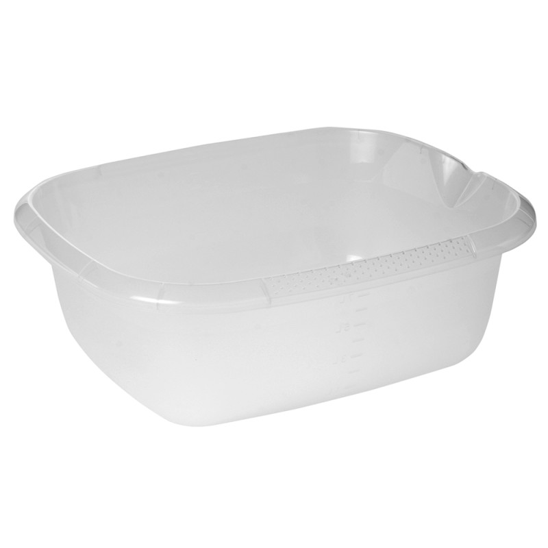 Miska prostokątna 38x32cm 9l z wylewką transparent - EAN: 4001515558013