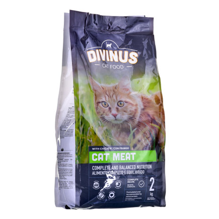 Divinus cat meat dla kotów dorosłych 2kg