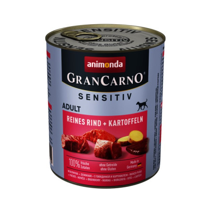 Animonda grancarno sensitiv smak: wołowina z ziemniakami 800g