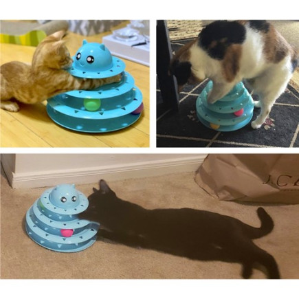 Zabawka dla kota- wieża z piłkami purlov 21837
