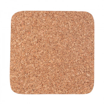 PODKŁADKA POD GARNEK 19,5X19,5CM GR.7MM KOREK NATURALNY