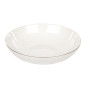 Bella Złota Linia Talerz Głęboki 20 cm 900 ml Porcelana Kremowa - EAN: 5904252368312