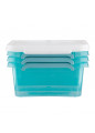 Arcticline zestaw 3 prostokątnych pojemników do żywności 0,5l 16x9,5x9cm EAN: 5902541383480