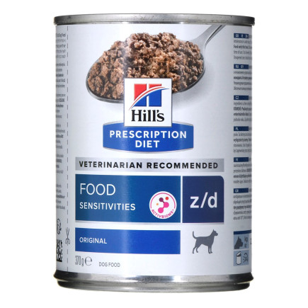 Hill"s pd canine  z/d 370 g dla psa