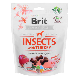 Brit care dog insect&turkey - przysmak dla psa - 200 g