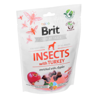 Brit care dog insect&turkey - przysmak dla psa - 200 g