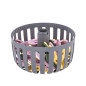 Koszyk z 30 klamerkami do bielizny 82mm szary bz, EAN: 5904252369197