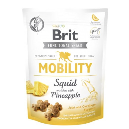 Brit care dog functional snack mobility squid 150g