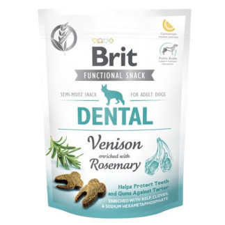 Brit care dog functional snack dental venison 150g