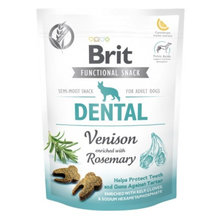 Brit care dog functional snack dental venison 150g