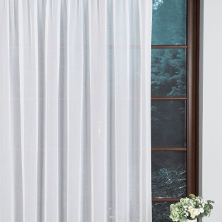 Woal, wysokość 320cm, kolor 001 biały
