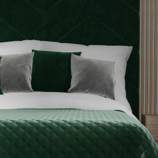 Velvi poszewka dekoracyjna 40x40 cm ciemny zielony butelkowy EAN: 5907693213043
