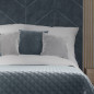 Velvi poszewka dekoracyjna 40x40cm niebieska, kolor 063, EAN: 5907693253346