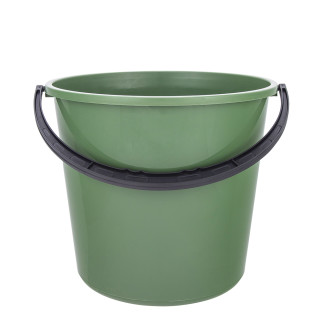 WIADRO Z UCHWYTEM PLASTIKOWYM 10L ZIELONE