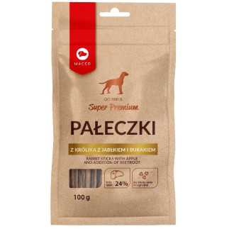 Maced pałeczki z królika z jabłkiem i burakiem 100g