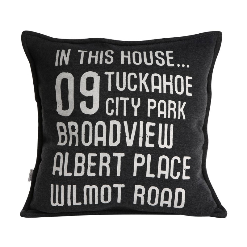 Poszewka dekoracyjna Boston popiel 40x40 cm n/n bz - EAN: 5902689874789