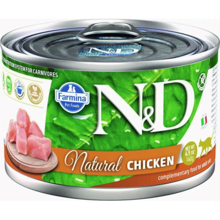 Farmina n&d cat natural kurczak 140g