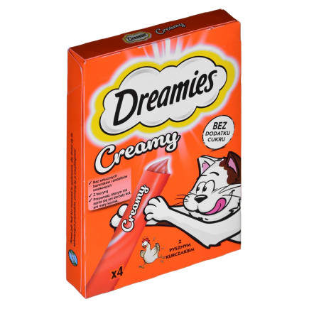 Dreamies creamy kurczak 4x10g