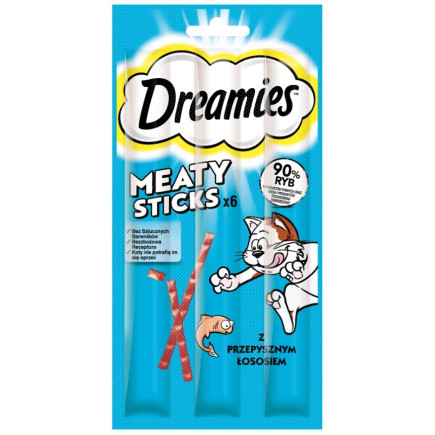 Dreamies meaty sticks łosoś 30g