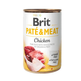 Karma brit paté & meat z kurczakiem dla psa 400g