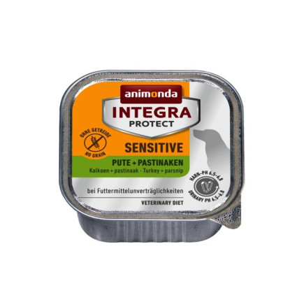 Animonda integra protect sensitive smak: indyk z pasternakiem - tacka 150g