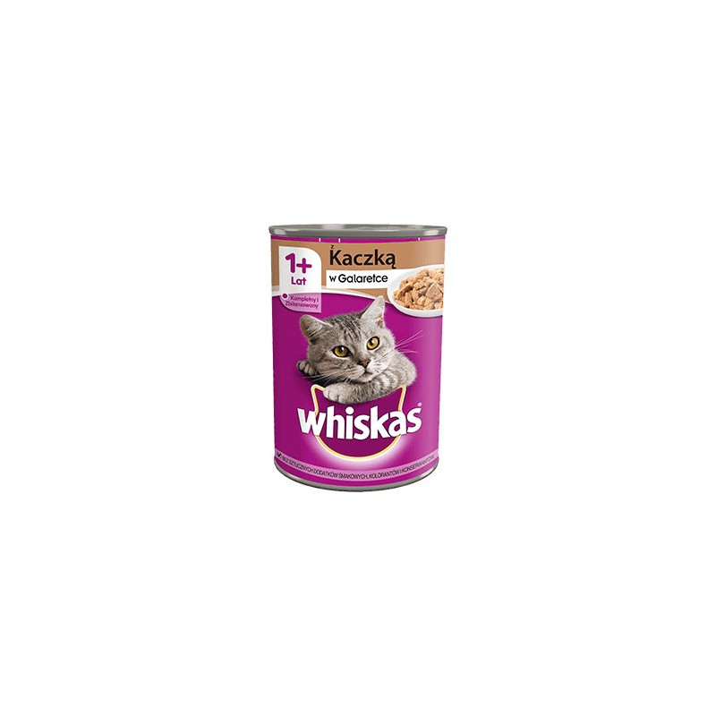Whiskas adult kaczka - puszka 400g