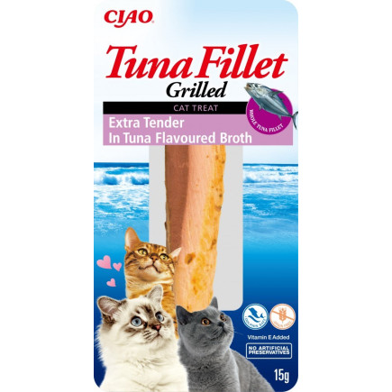 Przysmak filet extra z tuńczyka w bulionie kot 15g