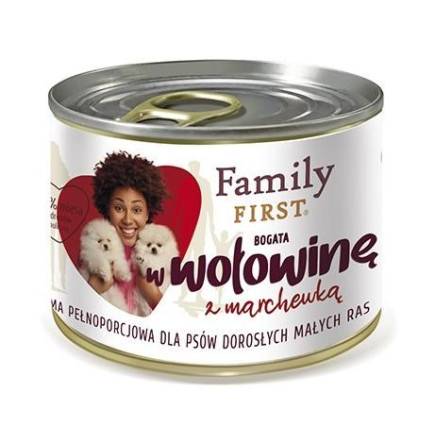 Familyfirst bogata w wołowinę+marchewka small 200g