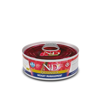 Farmina n&d cat quinoa weight management adult 80g
