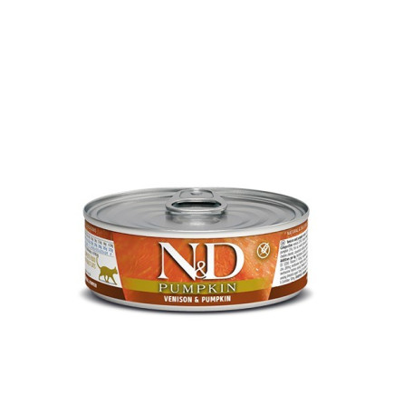 Farmina n&d cat venison & pumpkin - mokra karma dla kota - puszka 70g