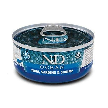 Farmina n&d cat ocean tuna,sardine&shrimps 70g