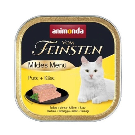 Animonda kastrierte katzen indyk z żółtym serem - mokra karma dla kota - 100g