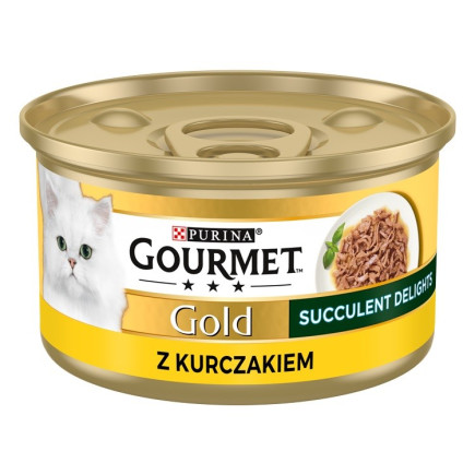 Purina gourmet gold succulent delights kurczak 85g