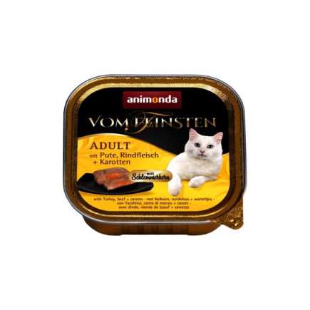 Animonda vom feinsten classic cat smak: indyk, wołowina + marchewka 100g