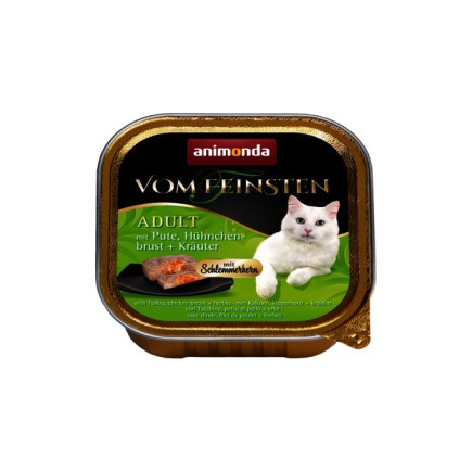 Animonda vom feinsten classic cat smak: indyk, pierś z kurczaka + zioła 100g