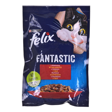 Felix wołowina w galaretce - saszetka 100g