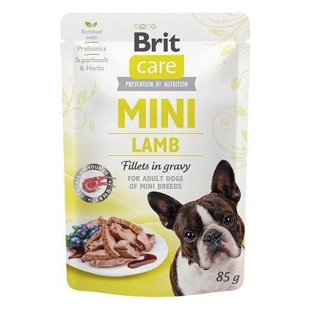 Brit care mini pouch lamb 85g